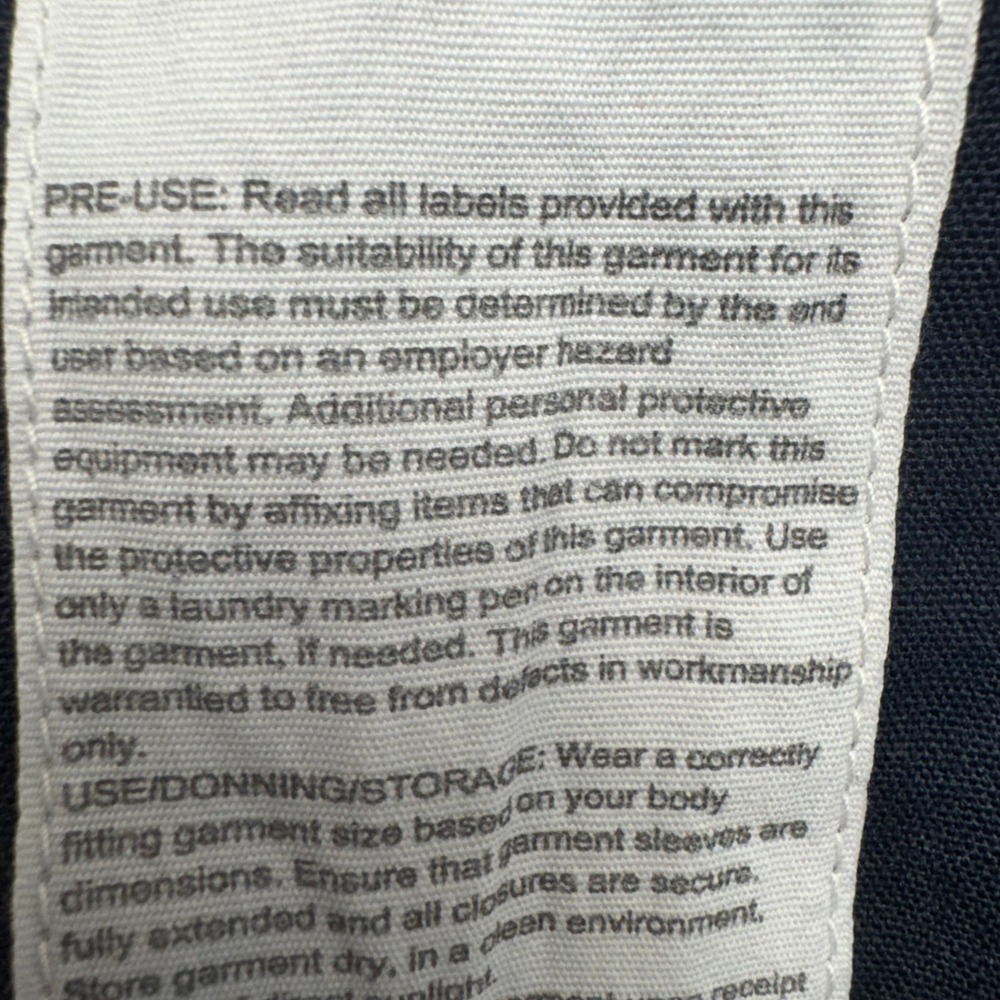 Carhartt FR Flame Resistant Navy Work Pants 36x32 NFPA 2112 CAT 2 GlenGuard 6.4 - Picture 12 of 16